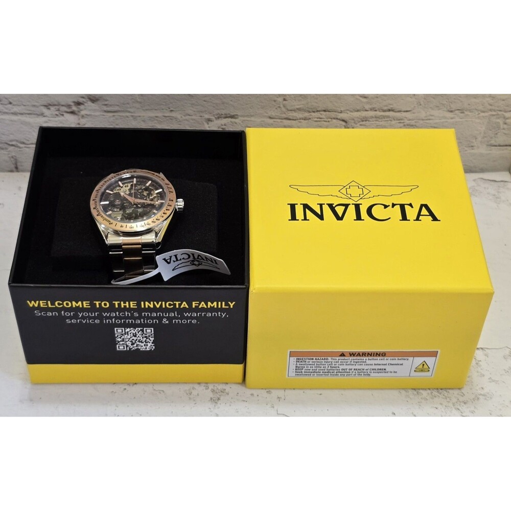 Invicta Obiet D Art Excelsior Automatic Men's Watch Skeleton Dial 43mm 69599 - Picture 2 of 5